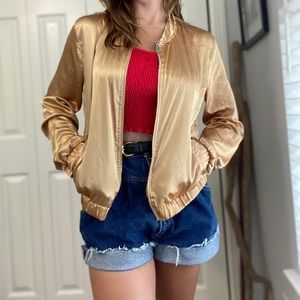 🌸 3 for $15 🌸 Gold Bomber Jacket